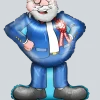 Abraham Helium Ballon Leeg 90cm