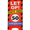 Abraham Warning Sign 50 jaar Verkeersbord 62,5cm