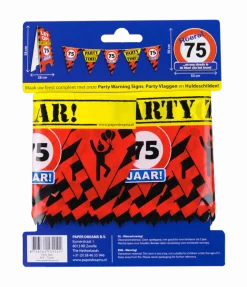 Afzetlint 75 Jaar 12m
