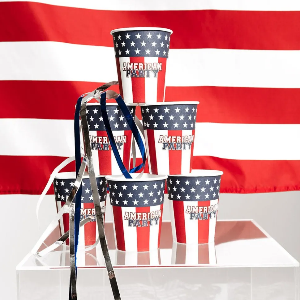 Amerika Bekers Party Papier 210ml 10st