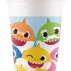 Baby Shark Bekers 200ml 8st