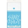Babyshower Tafelkleed Blauw 2,13m