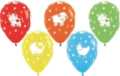 Ballonnen Farm Animals Mix 30cm 25st
