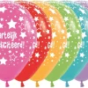 Ballonnen Hartelijk Gefeliciteerd Mix 30cm 25st