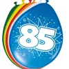 Ballonnen 85 Jaar 30cm 8st