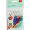 Ballonnen 70 Jaar Gekleurd 23cm 8st