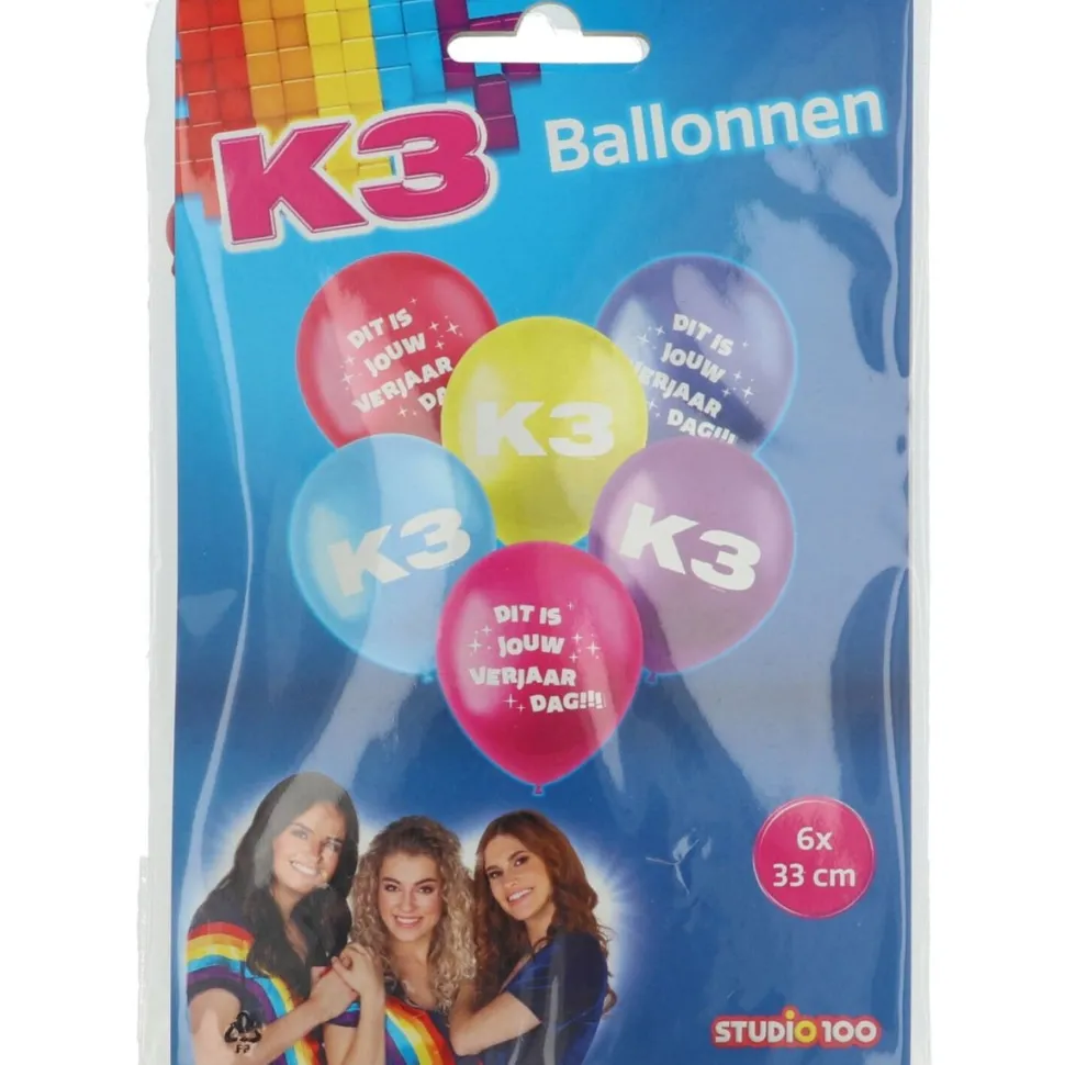 Ballonnen K3 23cm 6st