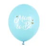 Ballonnen Mom To Be Blauw 30cm 6st