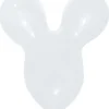Ballonnen Mouse Head White 25st