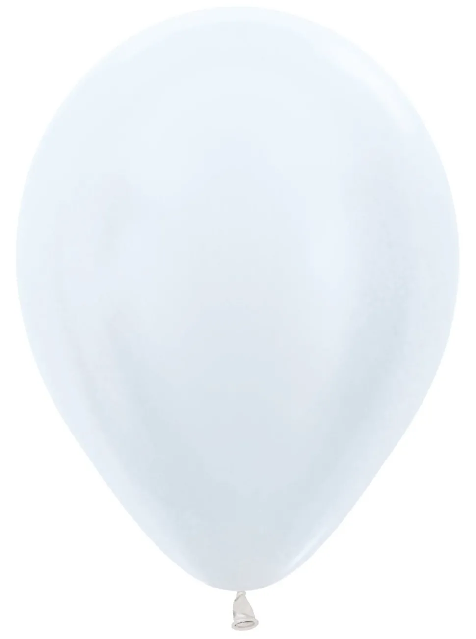 Ballonnen Pearl White 30cm 50st