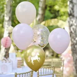 Ballonnen Prinsessen Unicorn 30cm 5st
