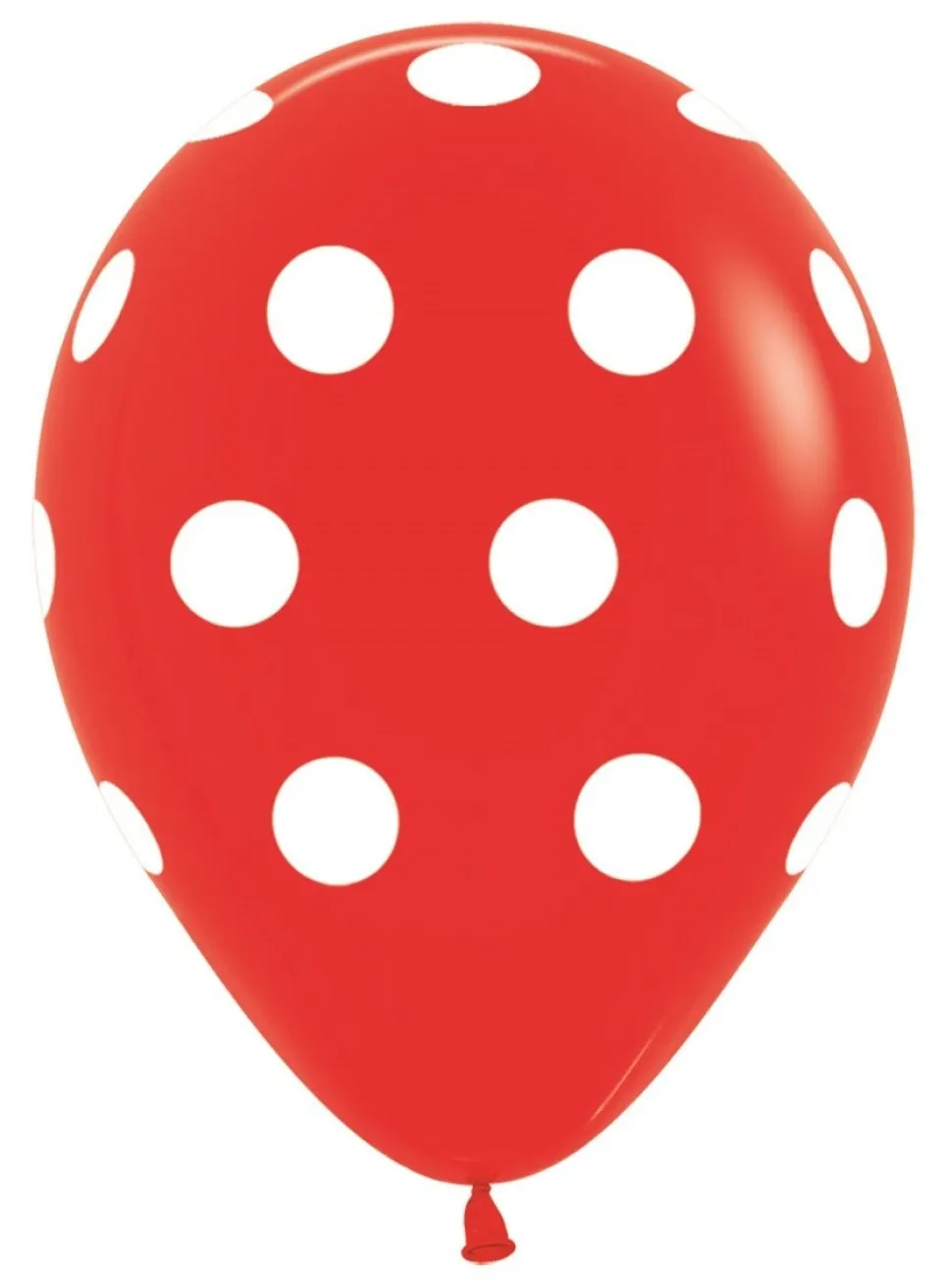 Ballonnen White Polka Dots Mix 30cm 25st