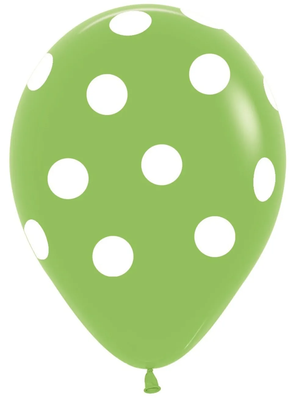 Ballonnen White Polka Dots Mix 30cm 25st