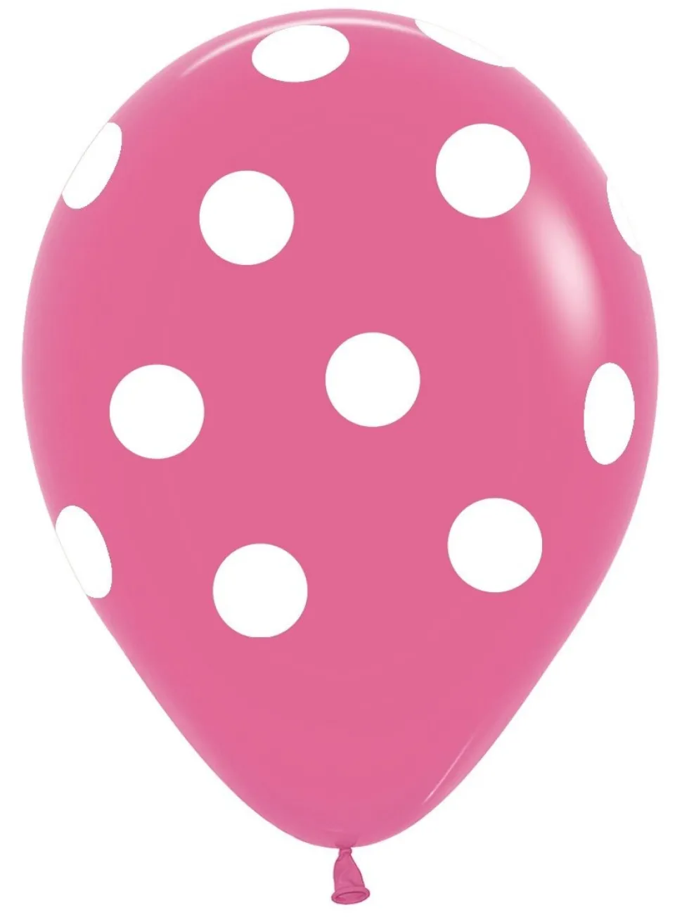 Ballonnen White Polka Dots Mix 30cm 25st