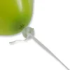 Ballon Snelsluiters Wit met Lint 100st