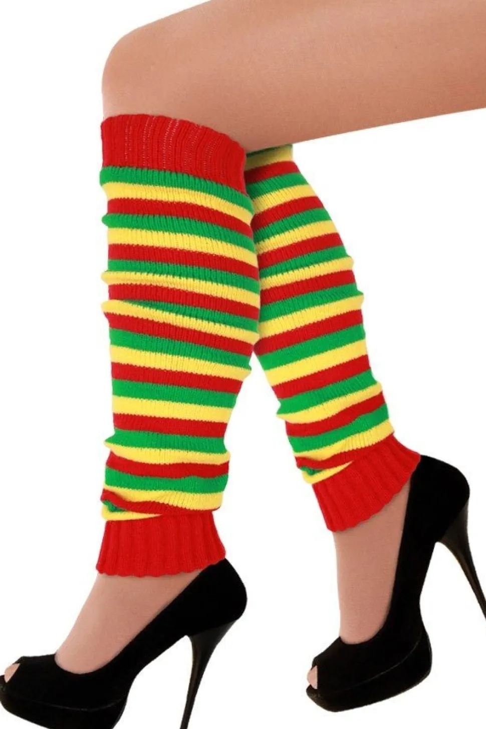 Beenwarmers Rood/Geel/Groen Smalle