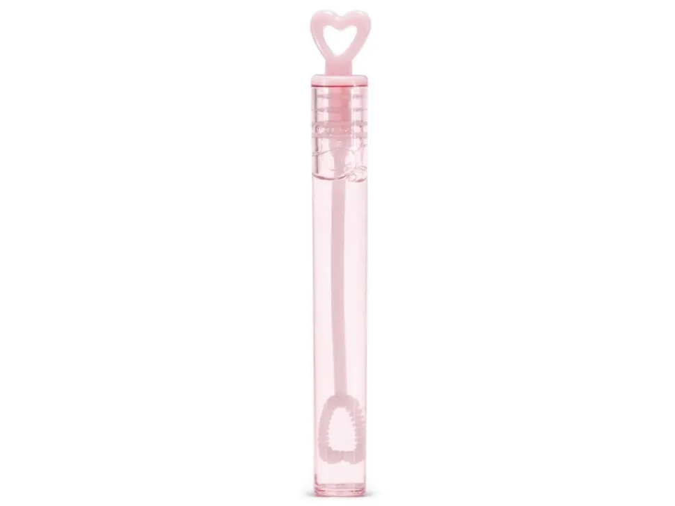 Bellenblaas Hart Roze 48st