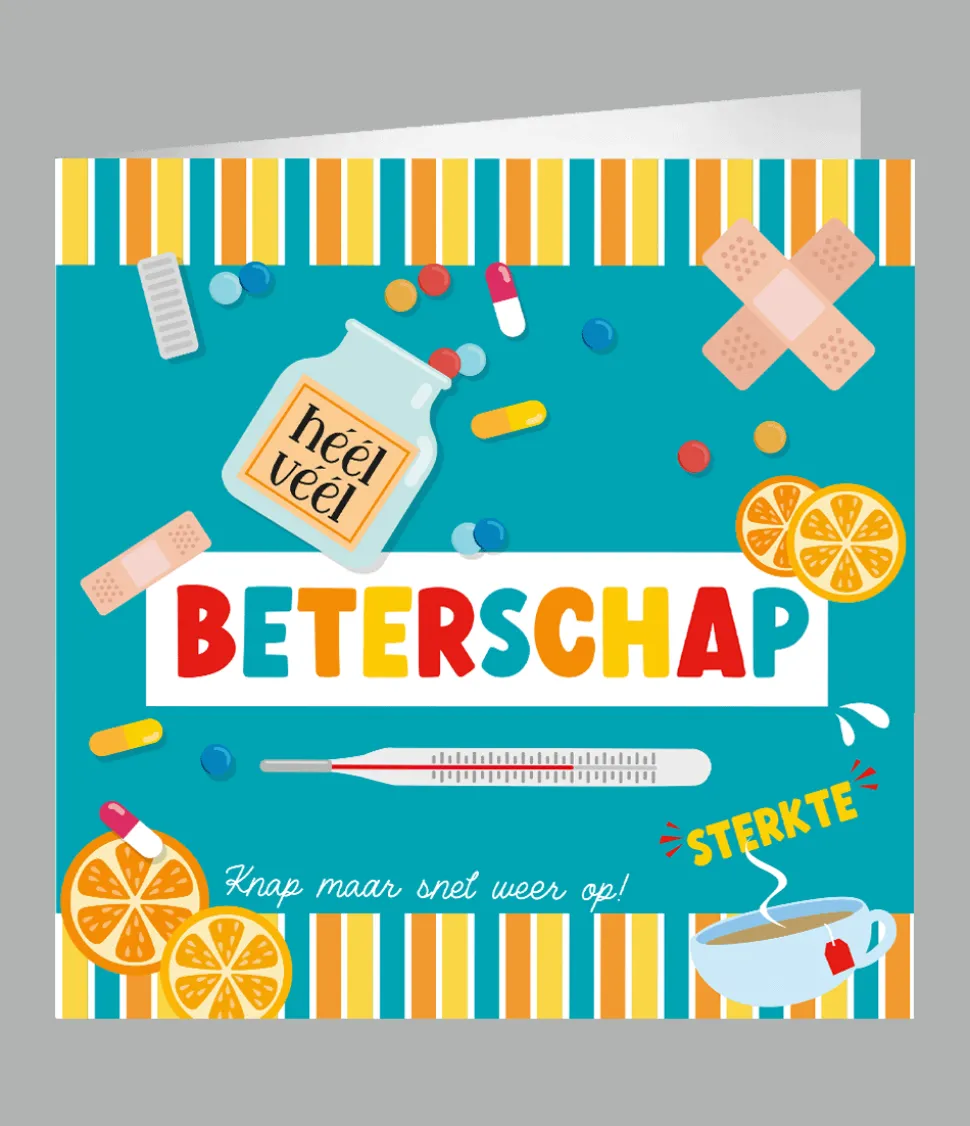 Beterschap Wenskaart 23cm