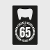 Bieropener 65 Jaar Cheers & Beers