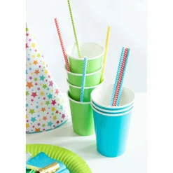 Blauwe Bekers Karton 350ml 8st