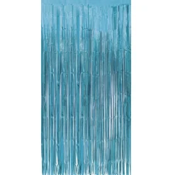 Blauwe Deurgordijn 2m