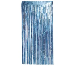 Blauwe Deurgordijn Mat 2m