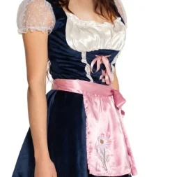 Blauwe Dirndl Jurk Oktoberfest Lily