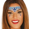 Blauwe Gezichts Diamantjes