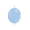 Blauwe Knoopballonnen Pastel 30cm 50st