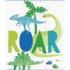 Blue & Green Dinosaur Uitdeelzakjes 8st