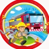 Borden Brandweer 23cm 8st