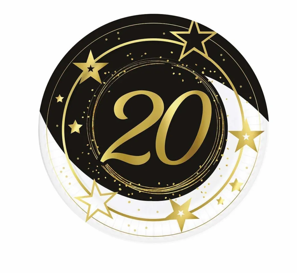 Borden 20 Jaar 23cm 6st