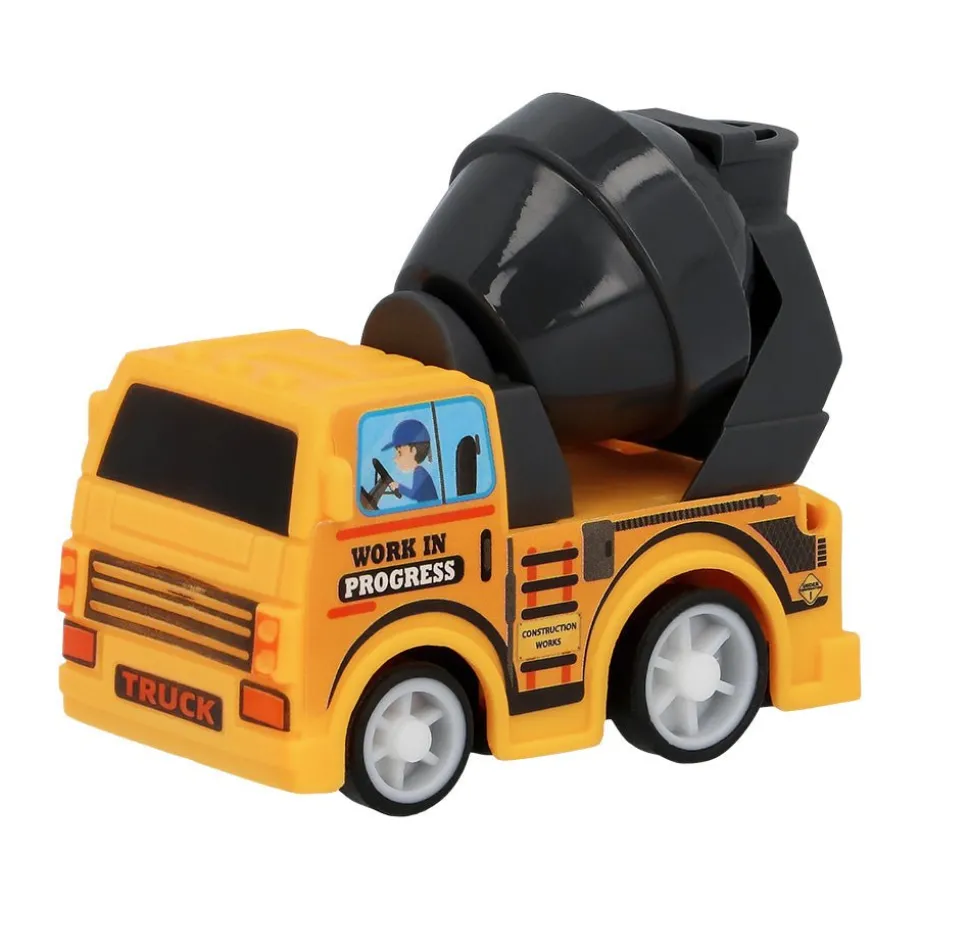 Bouw Uitdeelcadeautjes Terugtrek Auto'S 5,5cm 4st