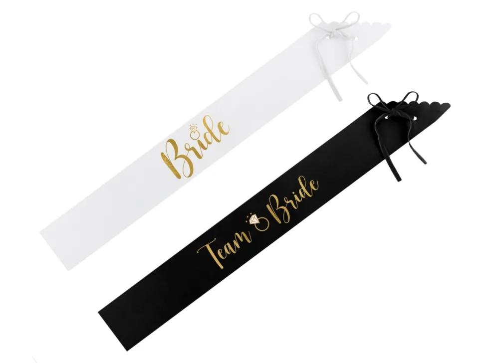Bruiloft Accessoireset Zwart Wit