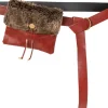 Bruine Riem Met Tasje 1,8m