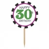 Caketopper 30Th Birthday 9,2cm 6st