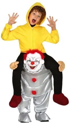 Clown Halloween Kostuum Kind carry-me