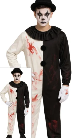 Clown Kostuum Zwart Wit Heren