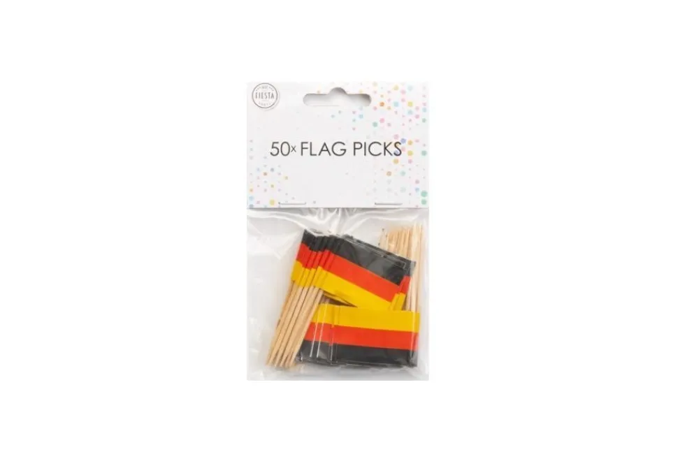 Cocktailprikkers Duitsland 8cm 50st
