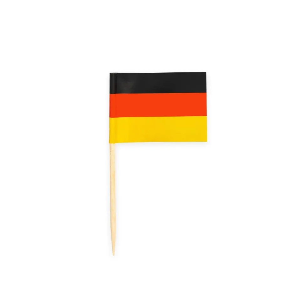 Cocktailprikkers Duitsland 8cm 50st