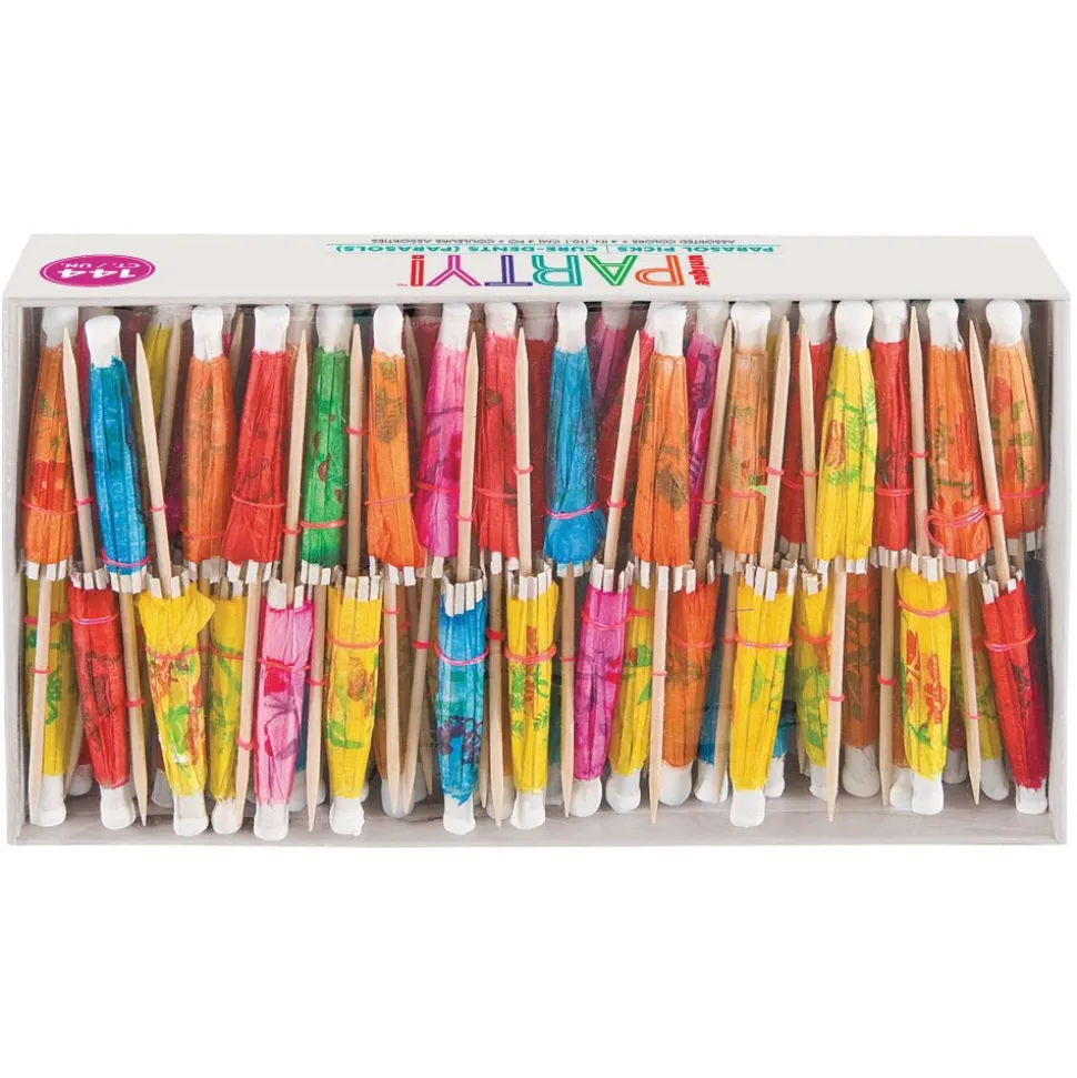 Cocktailprikkers Parasol 10,2cm 144st
