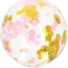 Confetti Ballon Roze Goud 61cm