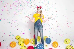 Confetti Kanon Gekleurd Papier 20 cm