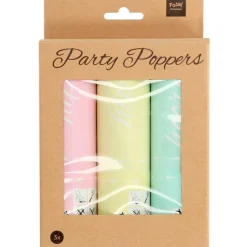 Confetti Kanonnen Set Pastel 15cm 3st
