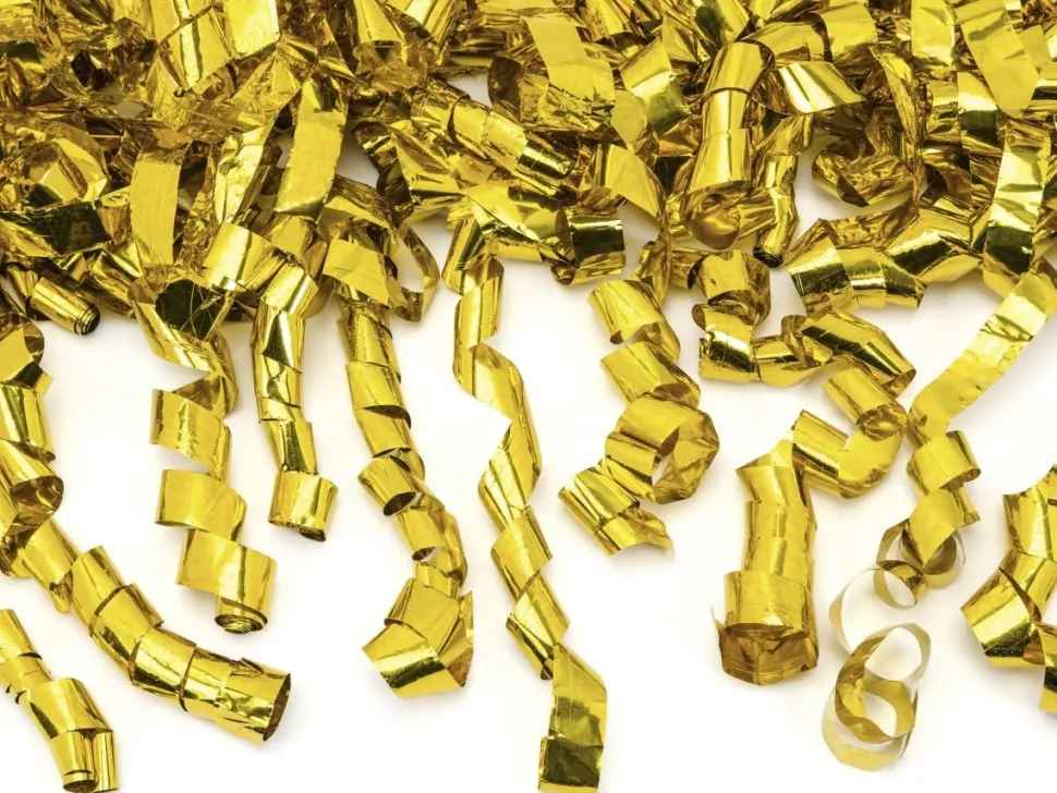 Confetti Kanon Serpentine Goud 80cm