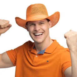 Cowboy Stro Hoed Oranje