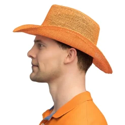 Cowboy Stro Hoed Oranje