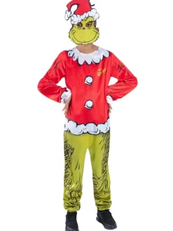 De Grinch Kostuum Kind Kerstman