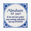 Delfts Blauw Tegel Abraham 14,5cm