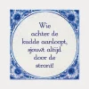 Delfts Blauw Tegel Kudde 14,5cm